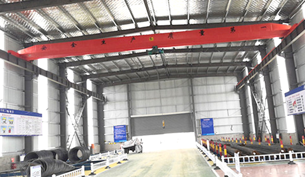 引江濟淮工程案例:LDA型電動單梁橋式起重機_安徽水安建設(shè)集團(tuán)